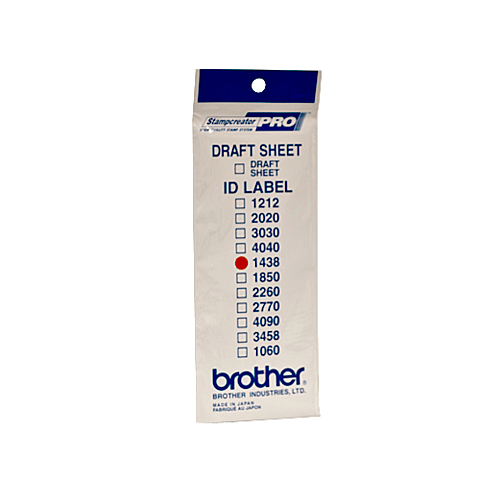 Brother ID1438 Druckeretikett