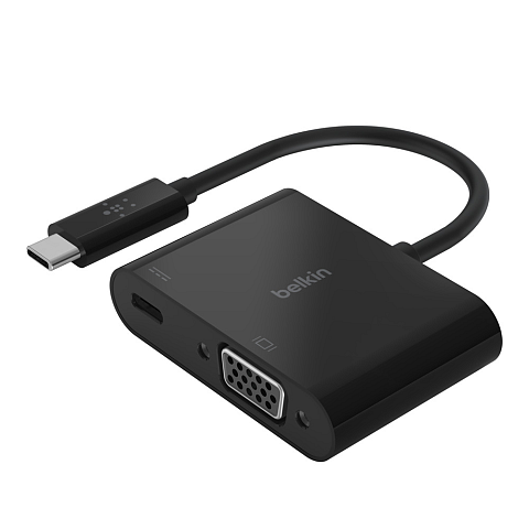 Belkin AVC001BTBK laptop-dockingstation & portreplikator USB 3.2 Gen 1 (3.1 Gen 1) Type-C Schwarz