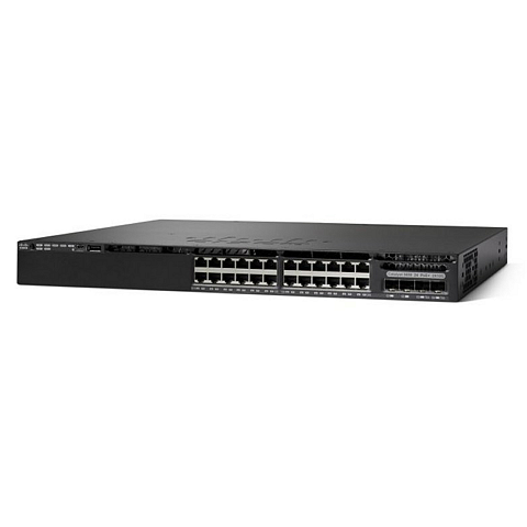 Cisco Catalyst WS-C3650-24TS-L Netzwerk-Switch Managed L3 Gigabit Ethernet (10/100/1000) 1U Schwarz