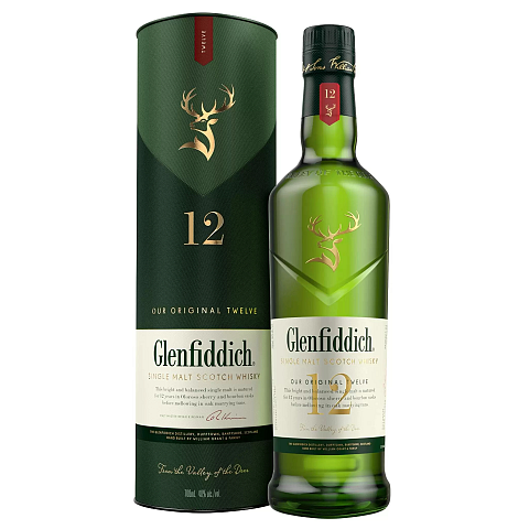 Glenfiddich 12 Years Old Whiskey 0,7 l Single malt