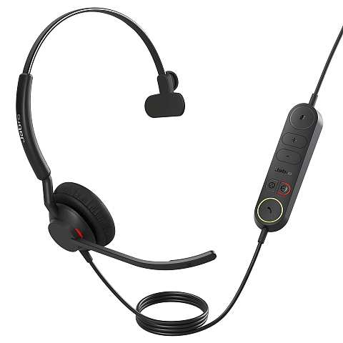 Jabra Engage 40 Kopfhörer Kabelgebunden Kopfband Büro/Callcenter USB Typ-A Bluetooth Schwarz