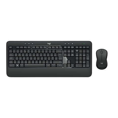 Logitech 920-008675 Tastatur Maus enthalten Universal RF Wireless QWERTZ Deutsch Schwarz, Weiß