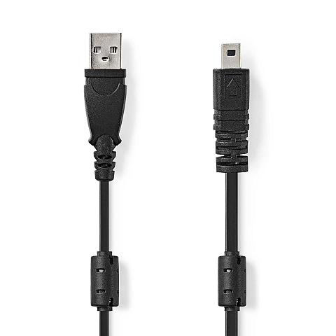 Nedis CCGL60810BK20 Kamerakabel 2 m Schwarz
