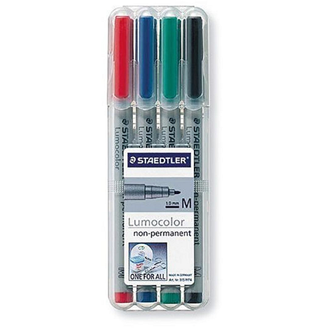 Staedtler 315 WP4 Marker 1 Stück(e) Schwarz, Blau, Grün, Rot