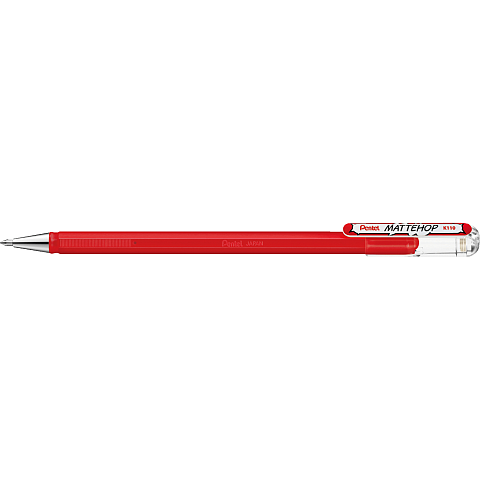 Pentel Mattehop Fein Verschlossener Gelschreiber Rot 1 Stück(e)