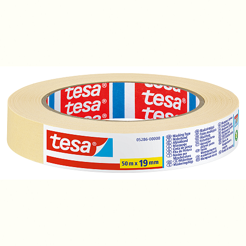 TESA 05286 50 m Maler-Abdeckband Für die Nutzung im Innenbereich geeignet Papier Beige