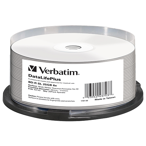 Verbatim DataLifePlus BD-R 25 GB 25 Stück(e)