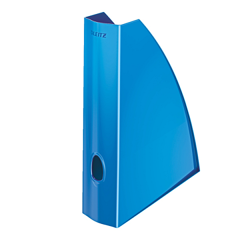 Leitz WOW Magazine File Aktenordner Blau Kunststoff