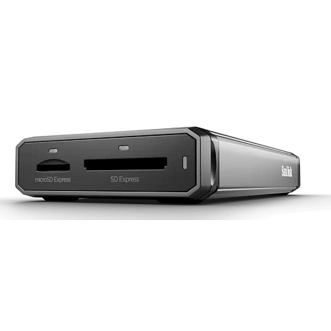 SanDisk PRO-READER Kartenleser USB 3.2 Gen 2 (3.1 Gen 2) Type-C Schwarz, Grau