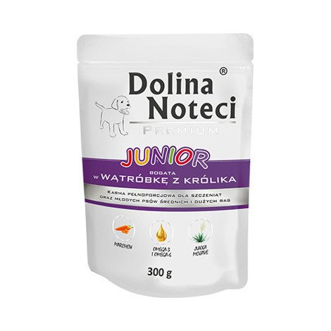 Dolina Noteci 5902921301189 Hunde-Dosenfutter Leber, Kaninchen Junior 300 g