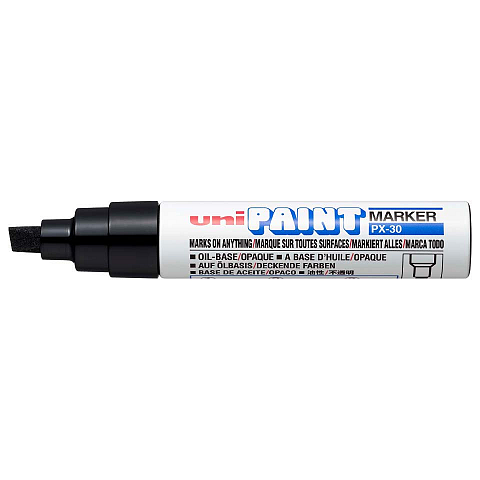Uni-Ball Paint PX-30 Marker 1 Stück(e) Meißel Schwarz