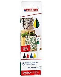 Edding 4600 Marker 5 Stück(e) Rundspitze Mehrfarbig