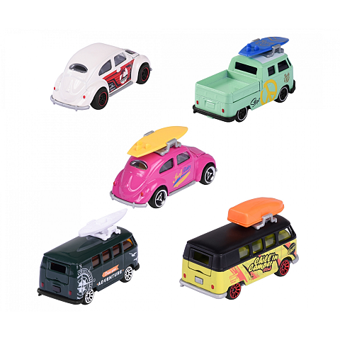 Majorette VW The Originals Auto-Modellsatz Vormontiert 1:64