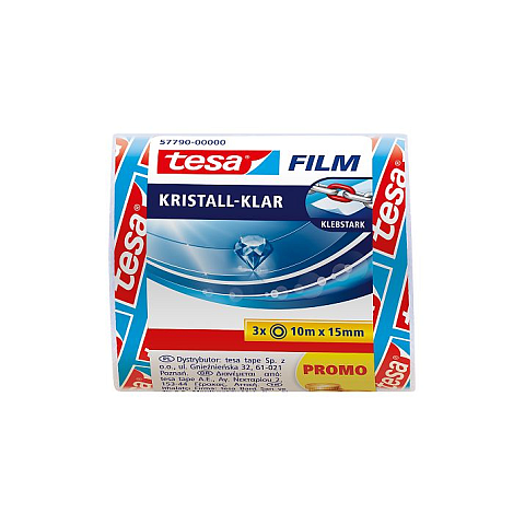 TESA 57790 10 m Polypropylen (PP) Transparent 3 Stück(e)