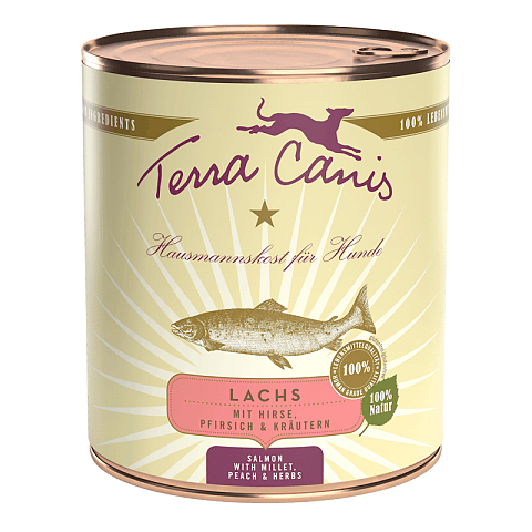 Terra Canis Lachs mit Hirse, Pfirsich und Kräutern