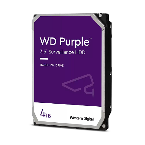 Western Digital Purple Interne Festplatte 4 TB 5400 RPM 256 MB 3.5" Serial ATA III