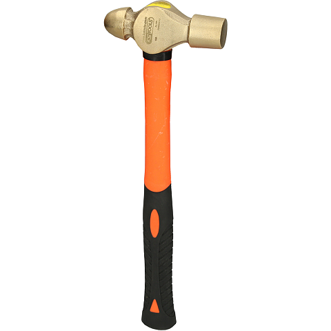 KS Tools BRONZEplus Schlosserhammer Orange, Schwarz, Bronze