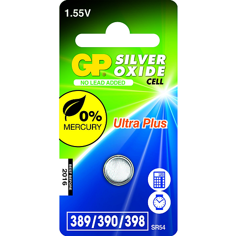 GP Batteries Silver Oxide Cell 389 Einwegbatterie SR54 Siler-Oxid (S)