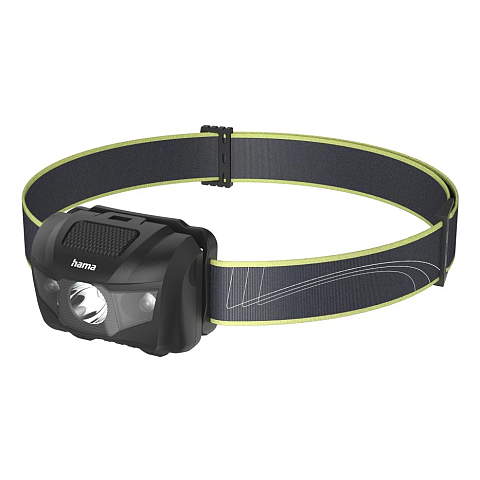 Hama HL200 Schwarz, Blau, Gelb Stirnband-Taschenlampe LED