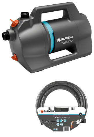 Gardena 9052-20 Wasserpumpe 550 W Schwerkraftpumpe 3,6 bar 4100 l/h