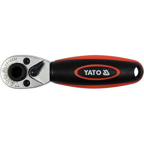 Yato YT-0331 Ratschenschlüssel Chrom-Vanadium-Stahl 1 Stück(e) Schwarz, Rot 72