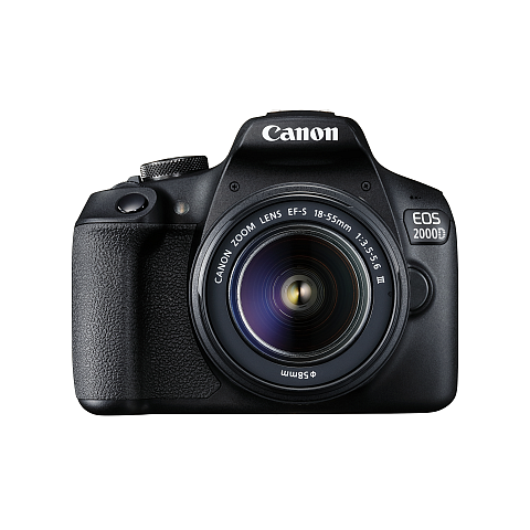 Canon EOS 2000D BK 18-55 IS + SB130 +16GB EU26 SLR-Kamera-Set 24,1 MP CMOS 6000 x 4000 Pixel Schwarz