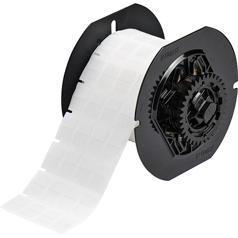Brady B33-80-427 Druckeretikett Transparent, Weiß Selbstklebendes Druckeretikett