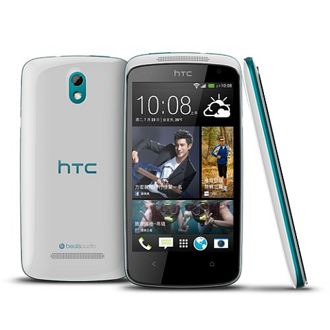 HTC Desire 500 10,9 cm (4.3") Single SIM 3G Micro-USB B 1 GB 4 GB 1800 mAh Blau