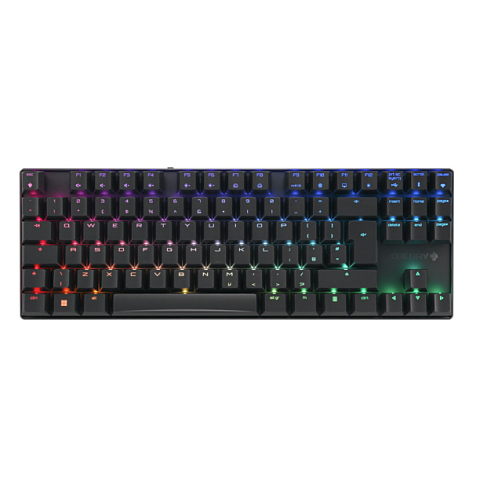 CHERRY MX 8.2 TKL WIRELESS Tastatur Gaming USB + RF Wireless + Bluetooth QWERTY Nordisch Schwarz