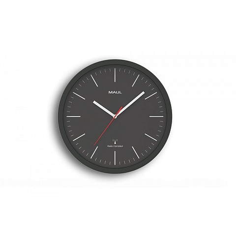 MAUL 9053490 Wand- /Tischuhr Digitale Uhr Rund Schwarz