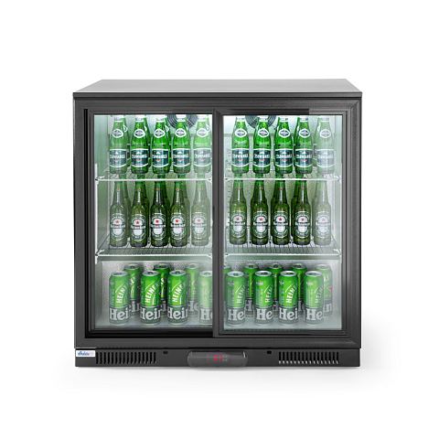 Hendi 233917 Industrieller Kühl/Gefrierschrank Kühlschrank für hinter der Bar 197 l Freistehend