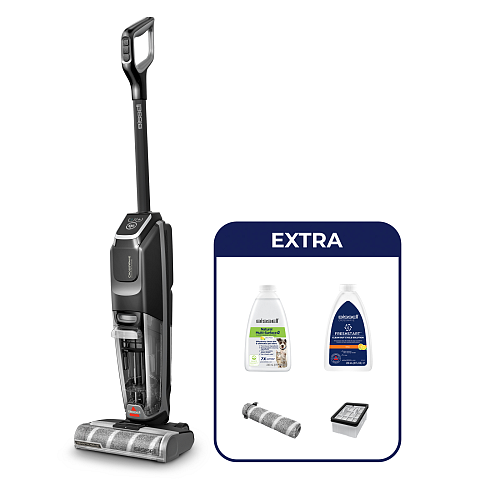 Bissell CrossWave OmniFind Pro Standstaubsauger Akku Trocken&Nass Polytetrafluorethylen (PTFE) Beutellos 0 l 130 W Schwarz, Titan