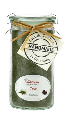 Candle Factory Mini Jumbo Wachskerze Rund Kiefer Grün 1 Stück(e)