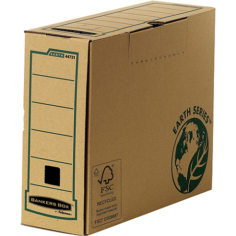 Fellowes 4473102 Dateiablagebox Papier Braun, Grün
