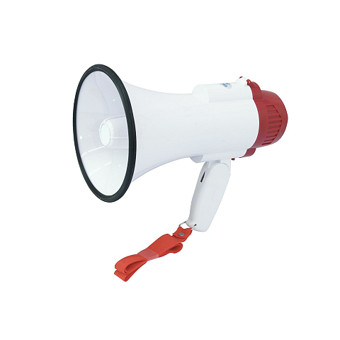 Omnitronic 80710920 Megaphon Drinnen/Draußen 10 W Rot, Weiß