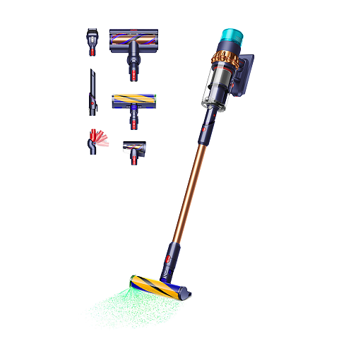 Dyson Gen5detect Akku Trocken HEPA Beutellos Blau, Kupfer