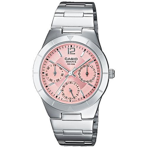Casio Collection LTP-2069D-4AVEG Uhr Armbanduhr Unisex Quarz Edelstahl