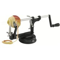 GEFU 13560 Schäler Obst & Gemüse Mechanischer Schäler Schwarz, Edelstahl