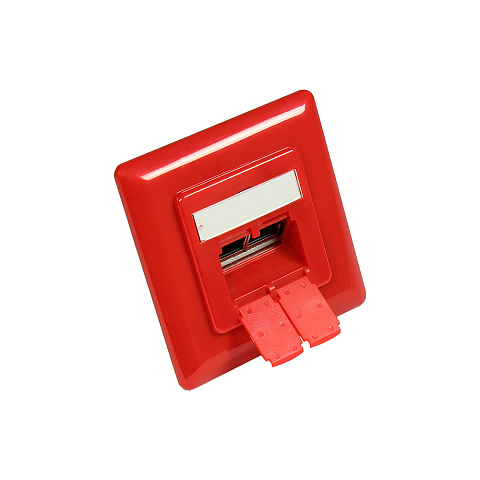 Alcasa GC-N0052R Steckdose RJ-45 Rot