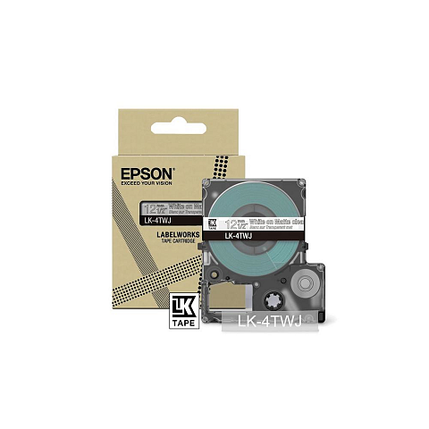 Epson LK-4TWJ Schwarz, Transparent