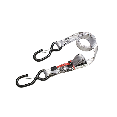 MASTER LOCK 1,80 m x 25 mm Zurrgurt mit Ratsche; 4er-Pack; Grau