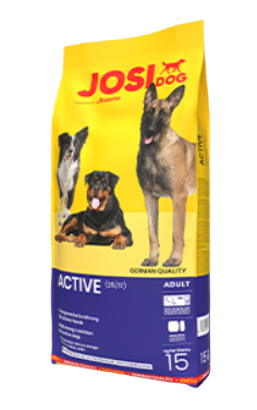 Josera JosiDog Active 15 kg Adult Mais, Muscheln, Geflügel, Reis