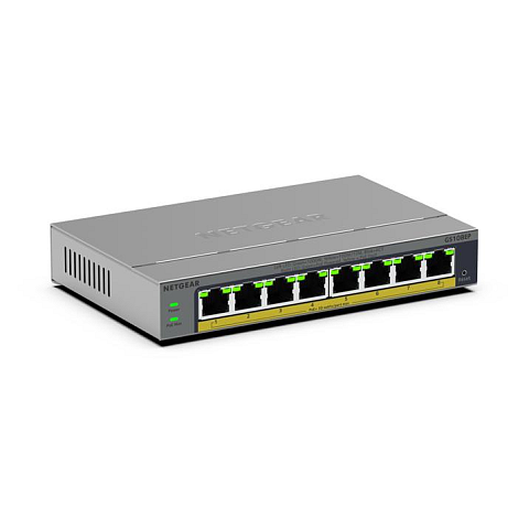 NETGEAR GS108EP Managed L2/L3 Gigabit Ethernet (10/100/1000) Grau