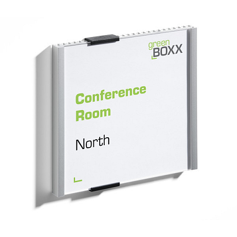 Durable INFO SIGN Schilderhalter 15 x 15cm Acryl, Aluminium Silber