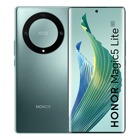 Honor Magic5 Lite 16,9 cm (6.67") Dual-SIM Android 12 5G USB Typ-C 8 GB 256 GB 5100 mAh Grün