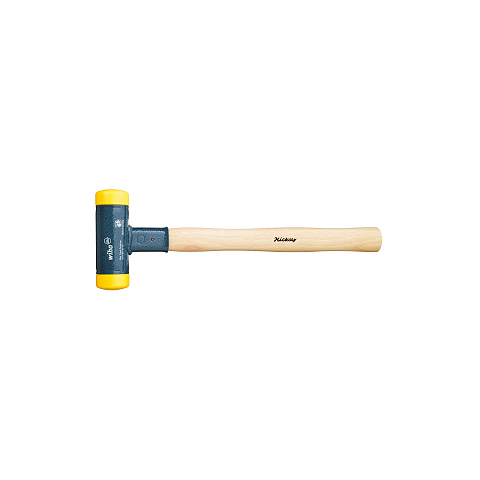 Wiha Rückschlagfreier Schonhammer mit Hickory-Holzstiel.