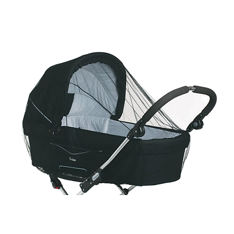 Baby Dan 3300-11-02 Kinderwagen-Fußsack Moskitonetz Nylon Schwarz