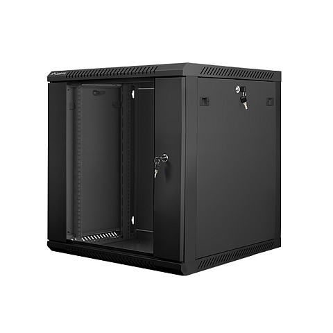 Lanberg WF01-6612-10B Rack 12U Wandmontiertes Regal Schwarz