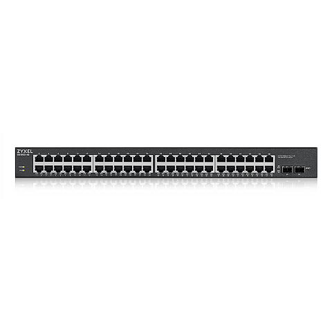 Zyxel GS1900-48HPv2 Managed L2 Gigabit Ethernet (10/100/1000) Power over Ethernet (PoE) Schwarz