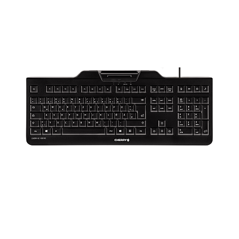 Contour Design KC 1000 SC Kabelgebundene Chipkarten Tastatur, Schwarz, USB (QWERTZ - DE)